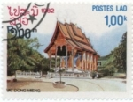 Stamps Laos -  Templos,  Dong Mieng