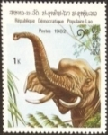 Stamps Laos -  Elefantes