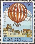 Stamps Laos -  200 años de aviación