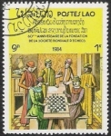 Sellos del Mundo : Asia : Laos : 60º aniversario de la Federación Mundial de Ajedrez