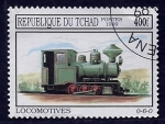 Stamps Chad -  Locomotora   0-6-0