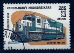 Stamps Madagascar -  Locomotora