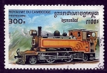 Stamps : Asia : Cambodia :  Locomotora