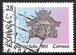 Stamps Spain -  Dia del sello 93 - Buzón de 1908