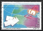 Stamps Spain -  Dia de las telecomunicaciones - Telecomuncaciones y desarrollo humano