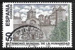 Stamps Spain -  Patrimonio Mundial de la Humanidad -Monasterio de Santa Maria de Poblet