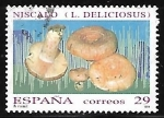Stamps Spain -  Micología - Niscalo
