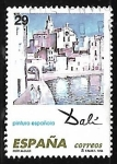 Stamps : Europe : Spain :  Pintura española - Obras de Salvador Dali
