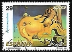 Stamps Spain -  Pintura española - Obras de Salvador Dali