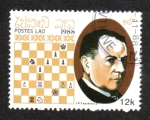 Stamps Laos -  Ajedrez