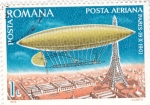 Stamps : Europe : Romania :  DIRIGIBLE 