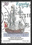 Stamps : Europe : Spain :  Navios de Època - Navio San Telmo