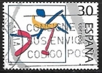 Stamps : Europe : Spain :  Olímpicos de Plata - Polo