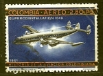 Stamps Colombia -  Avion
