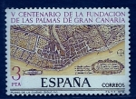 Stamps Spain -  Plano de la ciudad (Las Palmas)