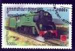 Stamps : Asia : Cambodia :  Locomotora