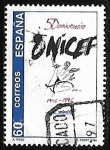 Stamps Spain -  Efemérides - UNICEF