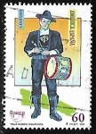 Stamps Spain -  América - Traje Charro (Salamanca)