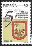 Stamps Spain -  Centenarios - 500 años de San Cristobal de la Laguna