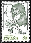 Stamps : Europe : Spain :  Literatura Española. Personajes de Ficcion 
