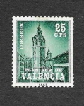 Stamps Spain -  Edf 4 (Valencia) - El Miguelete