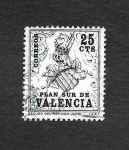Sellos de Europa - Espa�a -  Edf 1 (Valencia) - Escudo del Rey don Jaime I