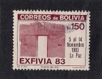 Stamps Bolivia -  Exfivia 83'
