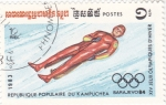 Stamps Cambodia -  OLIMPIADA SARAJEVO'84