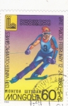 Stamps Mongolia -  OLIMPIADA LAKE PLACID.80