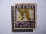 Sellos de America - Colombia -  Bananos - Sobre Porte aéreos.