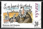 Sellos de Europa - Espa�a -  Escenas del Quijote - 