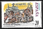 Sellos de Europa - Espa�a -  Escenas del Quijote - 