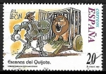 Sellos de Europa - Espa�a -  Escenas del Quijote - 