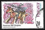 Stamps Spain -  Escenas del Quijote - 