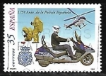 Stamps Spain -  175 aniversario de la policía española