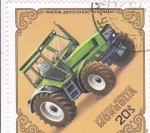 Stamps Mongolia -  TRACTOR- DEUTZ