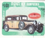 Stamps Cambodia -  COCHES DE EPOCA-BUGATTI