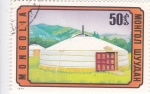 Stamps Mongolia -  TIENDA DE CAMPAÑA