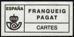 Stamps Spain -  COL- FRANQUEIG PAGAT / CARTES