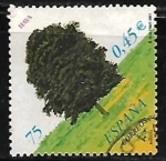 Stamps Spain -  Árboles - Haya