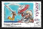 Stamps : Europe : Spain :  Historia de España - Lepanto