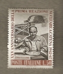 Stamps Italy -  Aniversario Primera Reaccion Nuclear en cadena