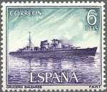 Stamps Spain -  ESPAÑA 1964 1611 Sello Nuevo Barcos Marina Española Crucero Baleares
