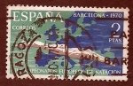 Stamps Spain -  Campeonato europeo de natacion