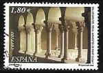 Stamps : Europe : Spain :  Aniversarios - Monastério de San Cugat (Barcelona)