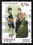 Stamps Spain -  Fiestas populares 