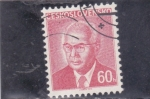 Stamps Czechoslovakia -  Presidente Gustav Husak 