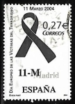 Stamps : Europe : Spain :  Dia europeo de las víctimas del terrorismo
