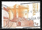 Stamps : Europe : Spain :  Castillo de Granadilla (Cáceres)