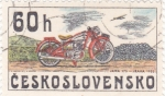 Stamps Czechoslovakia -  MOTOCICLETA- JAWA 175